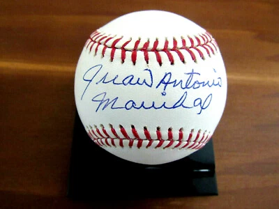 JUAN ANTONIO MARICHAL HOF SAN FRANCISCO GIANTS SIGNED AUTO OML BASEBALL PSA/DNA - Image 1 of 3