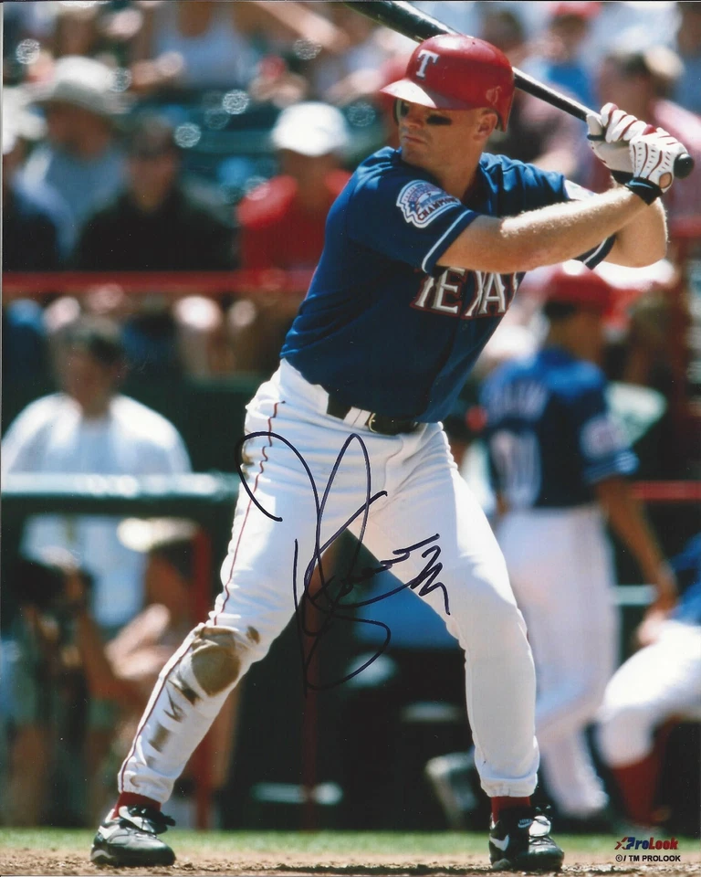 Rusty Greer Autographed 8x10 Texas Rangers Free Shipping B329 - Image 1 of 1