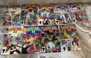 SECRET WARS II COMIC SET 1-2-3-4-5-6-7-8-9 MARVEL HEROES & ViILLIANS VS BEYONDER - Picture 1 of 18