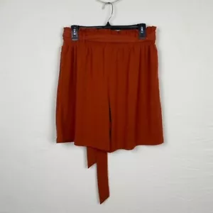 Lularoe PAPERBAG SHORTS GRÖSSE MEDIUM BINDEBAND HÜFTTASCHEN ORANGE - Bild 1 von 5