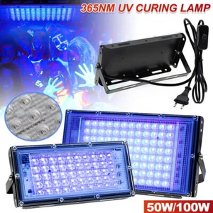 50-200W LED UV Stage Blacklight Ultraviolet Flood Effect Light for Disco Party - Picture 1 of 20