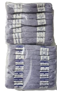 Wolle PKG 48 Designer Dänemark Garn Gobelin grau 8,8 Yds Mottenfest - Bild 1 von 7