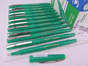 12 x GREEN Pilot Fineliner Pen 0.4mm SW-PPF 600404 TRACKED - Picture 1 of 7