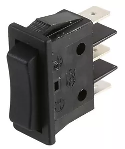ROCKER SWITCH MOMENTARY CENTRE OFF 10A 250V MOTORHOME CAMPER VAN CARAVAN RV etc. - Picture 1 of 3