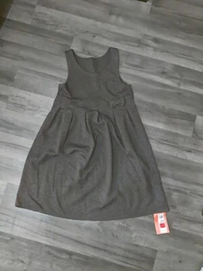Girls 8-9 Marks and Spencers Back To School Jersey Dress Pinafore New Unworn - Picture 1 of 3