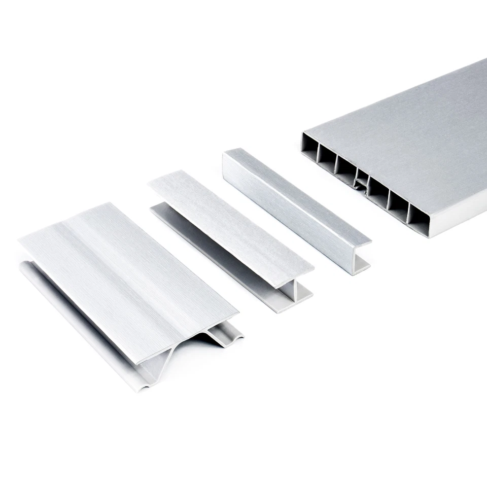 PVC 5 Farben 1,5-10,5m Küche Sockelleisten + Zubehörteil 100-150mm Einbauküche - Bild 1 von 1