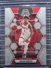 2022-23 Panini Mosaic Jalen Green White Sparkle Prizm SSP #193 Houston Rockets