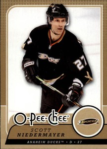 2008-09 O-Pee-Chee Anaheim Ducks Hockey Card #169 Scott Niedermayer