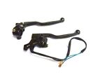 Black Brake & Clutch Lever Assembly Set Compatible With Royal Enfield Bulet