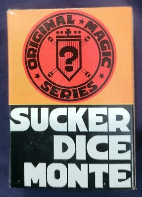 Tricks Co. Япония (как Tenyo) SUCKER DICE MONTE - новый из старых запасов - Изображение 1 из 4