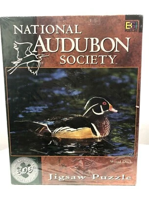 New National Audubon Society Collectible Jigsaw Puzzle "Wood Duck" 500 Pieces - Image 1 of 4