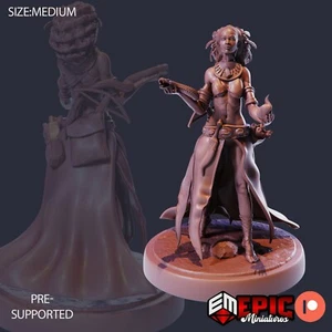 Snake Witch A Epic Miniatures Monster RPG D&D Pathfinder 3D Print Sexy Voodoo - Bild 1 von 1