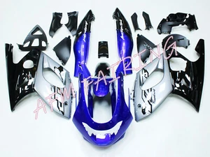 Blue Black Silver ABS Injection Fairing Kit Panel for YZF600R 1997-2007 - Picture 1 of 10