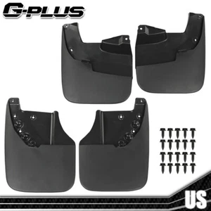 Protectores contra salpicaduras delanteros y traseros aptos para Toyota Tundra 07-13 negros 4 piezas - Imagen 1 de 9