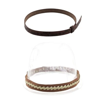 2pcs Western Hat Band for Fedoras Ethnic Leather Cowboy Hat Bands for Women Men  - Image 1 of 4