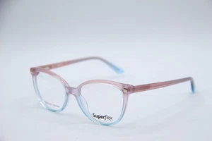 NEU SUPERFLEX SFK-236 S400 PINK BLAU AUTHENTISCHE BRILLE 48-15 - Bild 1 von 4