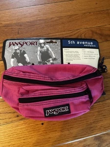Vintage Jansport 5th Avenue Waistpack Fanny Pack Double Zipper New Womens - Picture 1 of 6