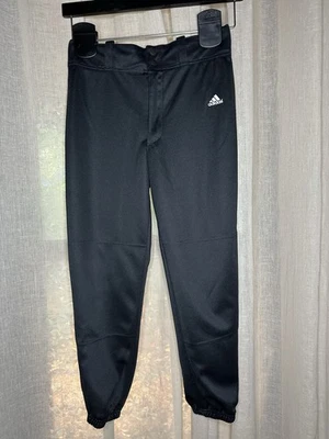 Adidas Youth Baseball Pants Aeroready Youth Large Black 13-14 years old - Image 1 of 4