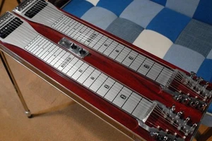 EXCEL FUZZY LAP STEEL GUITAR JERRY BYRD DOUBLE NECK 8 STRING - Picture 1 of 7
