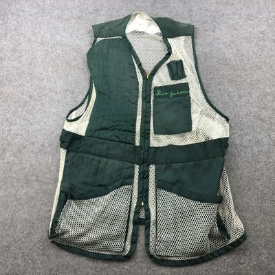 Vintage Ron Jackson Vest Mens 46 Hunting Outdoor Shooting Padded Trap Mesh - Image 1 of 4