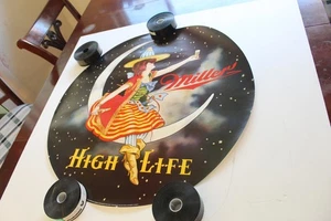Miller High Life 27"  Round Poster - Picture 1 of 2