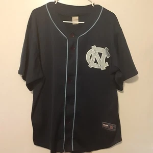 Vintage North Carolina Tar Heels Trikot Champs Herren XL Baseball UNC NCAA blau - Bild 1 von 9