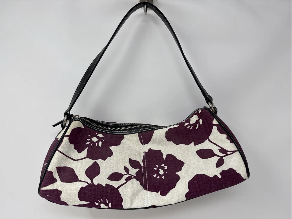 Victoria Secret Handbag Purple & White Floral - Image 1 of 1
