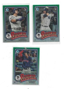 2024 Bowman Chrome-Rookie-Jasson Dominguez=Austin Wells-Ceddanne Rafaela=NM - Bild 1 von 1
