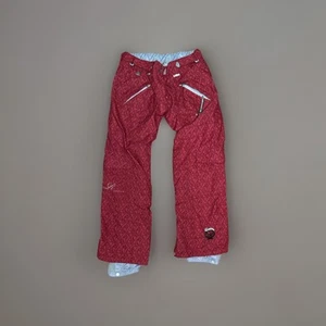 Ride Snowboards Cell Series Women’s Snowboarding Pants Red Barbedwire   RARE - Picture 1 of 1