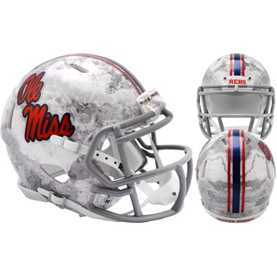 Mini casco de fútbol americano Mississippi Ole Miss Rebels Real Tree Camo 2025 velocidad NCAA Foto 1 de 4
