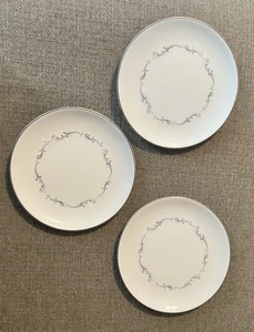 Coronet by Royal Doulton PANE E BURRO PIATTO 6 3/8" SET di 3 - Foto 1 di 6