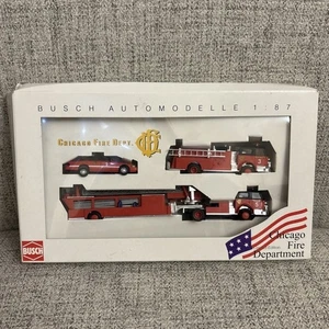 Busch Automodelle 1:87 Chicago Fire Department 1999 NIB - Picture 1 of 3