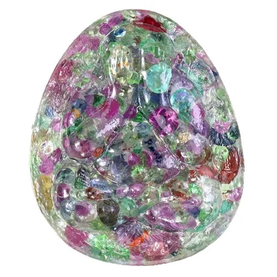 Figura amuleto ojos cerrados hecha a mano estatua rubí natural zafiro esmeralda 28,43 quilates Foto 1 de 4