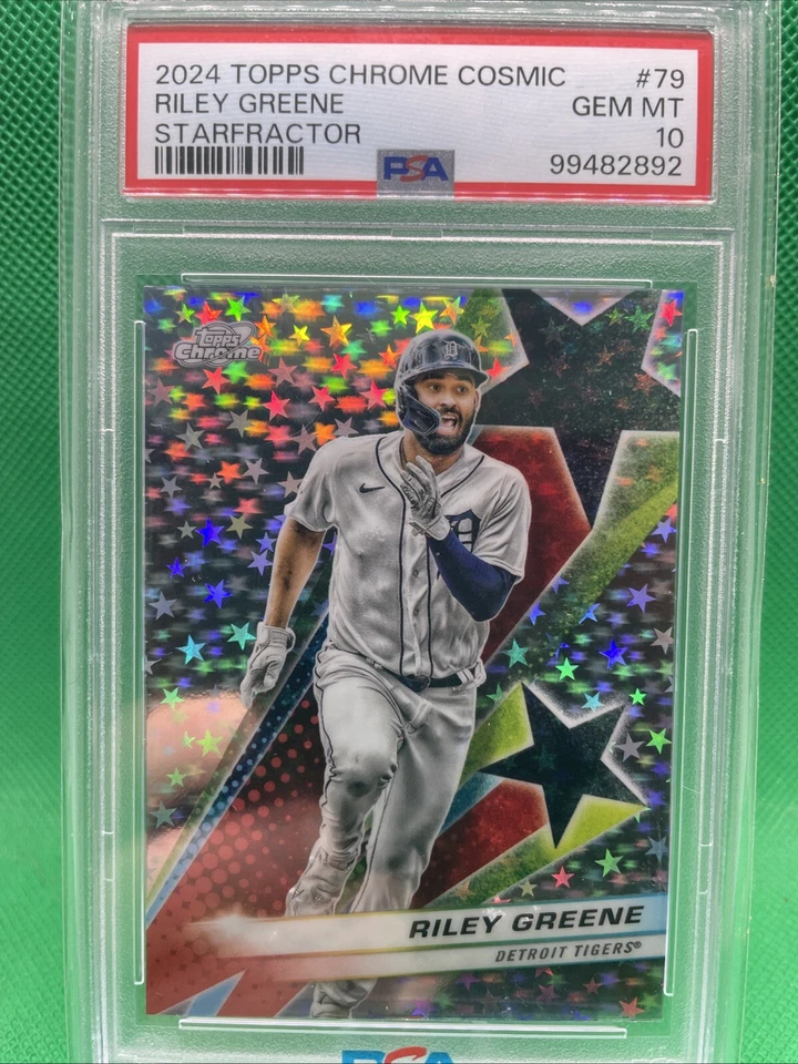 Riley Greene 2024 Topps Chrome Cosmic Starfractor #SF-79 Case Hit Detroit Tigers - Image 1 of 2