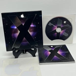 Apple Mac OS X Leopard Version 10.5 Install DVD MB021Z/A +Manual & Stickers - Picture 1 of 9