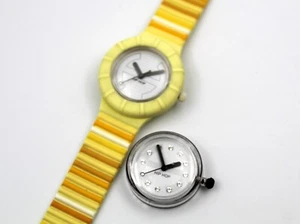 Orologio Hip Hop Giallo 32mm Water Resistant +Cassa Brill OMAGGIO Idea Regalo - Imagen 1 de 4