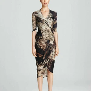 HELMUT LANG Drift Drape Vestido Tamaño P XS MSRP $495 - Imagen 1 de 9