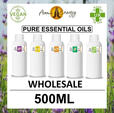 Essential Oils |  500ml |  For Aromatherapy Pure Fragrance Burner Wholesale Bulk - Image 1 of 3