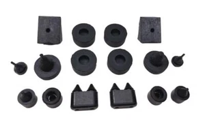 56 Chevy 2-Door Sedan Rubber Grommet Bumper Kit 1956 Chevrolet New - Picture 1 of 3