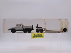 Mini Car 6502 Tatra T141 Zugmaschine und Tieflader grau in OVP 1:87 188115 - Bild 1 von 2
