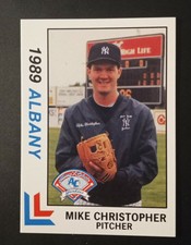 1989 Best Albany-Colonie Yankees Mike Christopher #22