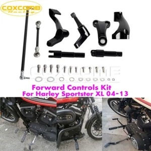 Forward Controls Pegs Levers Linkages for Harley Sportster XL 883 XL 1200 Custom - Imagen 1 de 9
