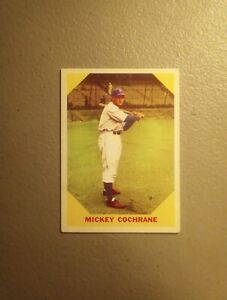 Mickey Cochrane, 1960 Fleer, Card #24, Phillies / Tigers