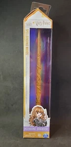 Harry Potter 12" Wand Hermione Wand & Spell Card NEW - Picture 1 of 4