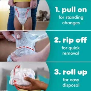 pampers swaddlers diapers (travel size) - Picture 1 of 8