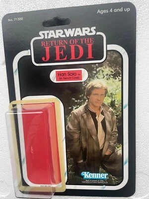VINTAGE STYLE RETURN OF THE JEDI HAN SOLO TRENCH COAT CAMO ENDOR A1 KIT 77 BACK - Image 1 of 2