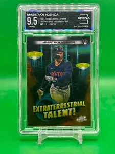Masataka Yoshida 2023 Cosmic Chrome ET Talent Gold Refractor/50 AC 9.5 - Picture 1 of 2