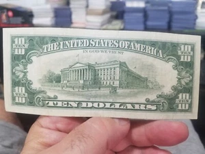 1969c $10.00 Bill NYC GORGEOUS CRISP!!LOOKS UNCIRCULATED! YOU DECIDE! A CLASSIC! - Picture 1 of 11