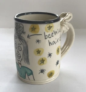 Tom Edwards Coffee Mug “Urban Folklore” Spiders in the Beehive Hairdo - Picture 1 of 7