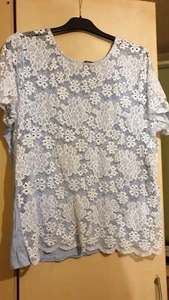 Blue t shirt size 18 - Picture 1 of 2